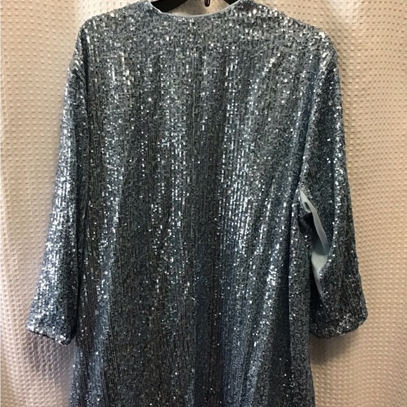 Torrid blue sequin bolero NWT - Picture 5 of 10
